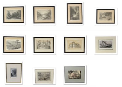 COLLECTION OF SCENIC PRINTS
