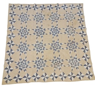BETHLEHEM STAR AND PINWHEEL QUILT