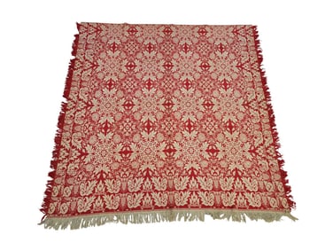 JACQUARD COVERLET