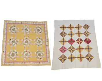 BETHLEHEM STAR AND PATCHWORK "KITE" QUILTS