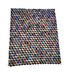 TUMBLING BLOCKS QUILT TOP