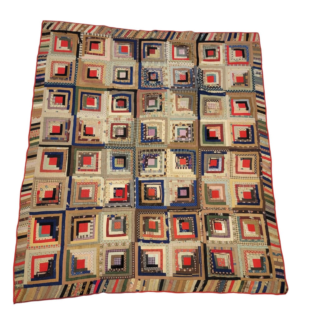 LOG CABIN SUMMER QUILT (1 of 11)
