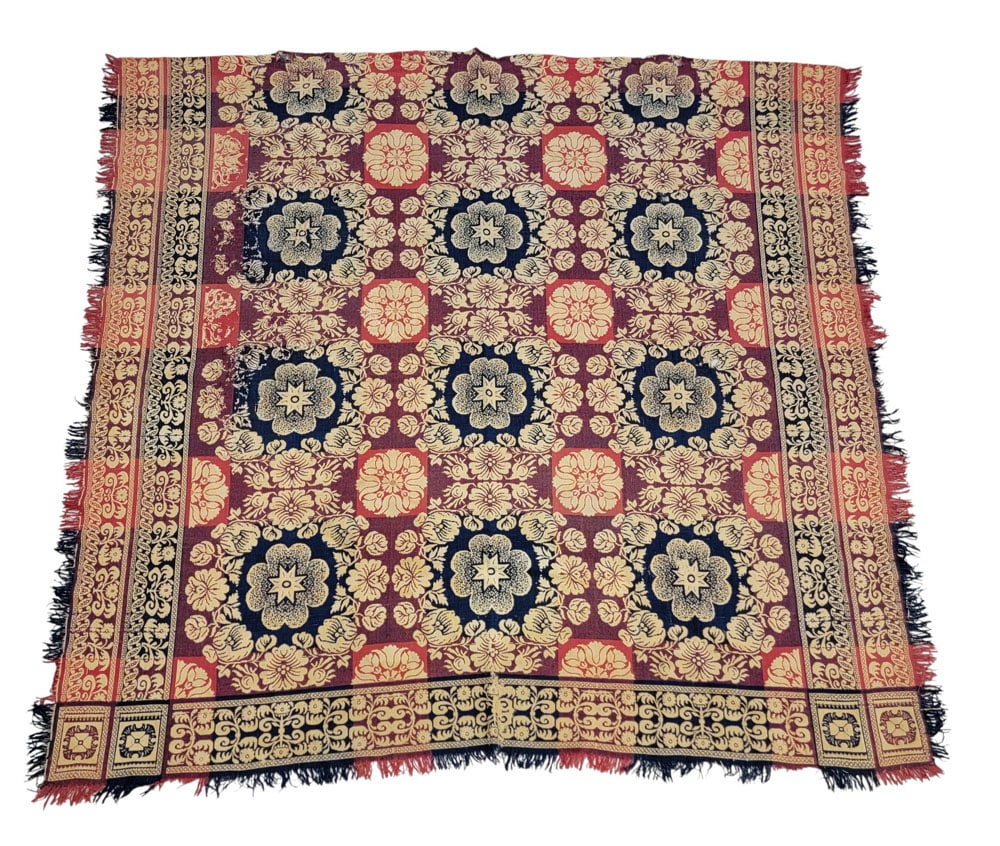 JACQUARD COVERLET ATTRIB. OHIO (1 of 20)