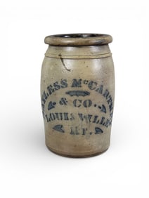 KENTUCKY STONEWARE CANNING JAR