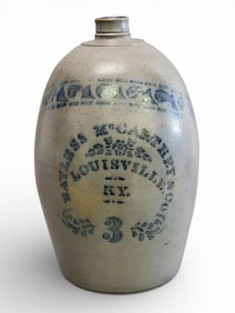 DECORATED KENTUCKY STONEWARE JUG