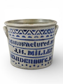 J.H. MILLER KENTUCKY STONEWARE CROCK