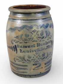 DECORATED KENTUCKY STONEWARE JUG