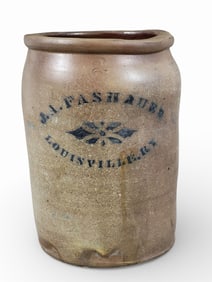 J.A. FASHAUER KENTUCKY STONEWARE JAR