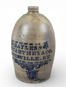 DECORATED KENTUCKY STONEWARE JUG
