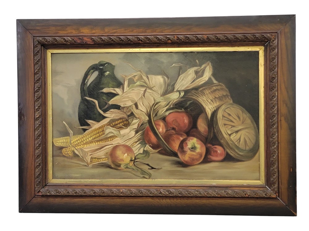 STILL LIFE WITH CORN AND APPLES (1 of 4)