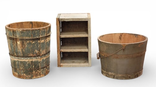 TWO BUCKETS AND DIVIDED BOX