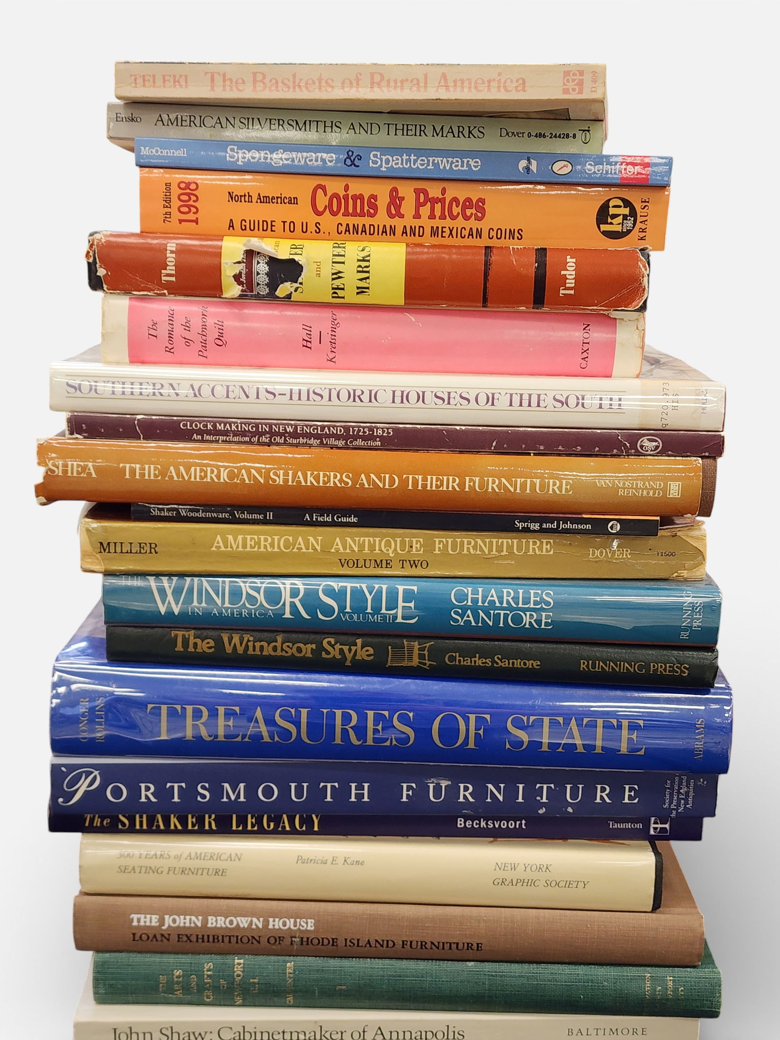 COLLECTION OF ANTIQUES FURNITURE REFERENCE BOOKS (1 of 1)