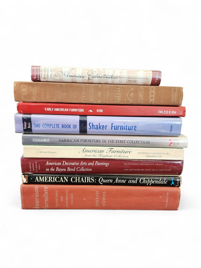 COLLECTION OF ANTIQUES FURNITURE REFERENCE BOOKS (1 of 1)