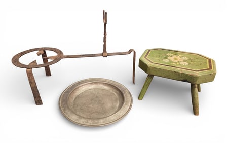 CHARGER, TRIVET, AND STOOL