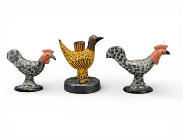 J. C. SEAGRAVES POTTERY BIRDS