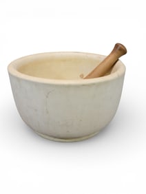 MONUMENTAL MORTAR AND PESTLE
