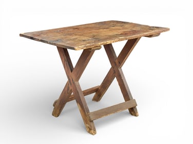 SAWBUCK TABLE
