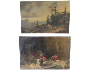 TWO PAINTINGS