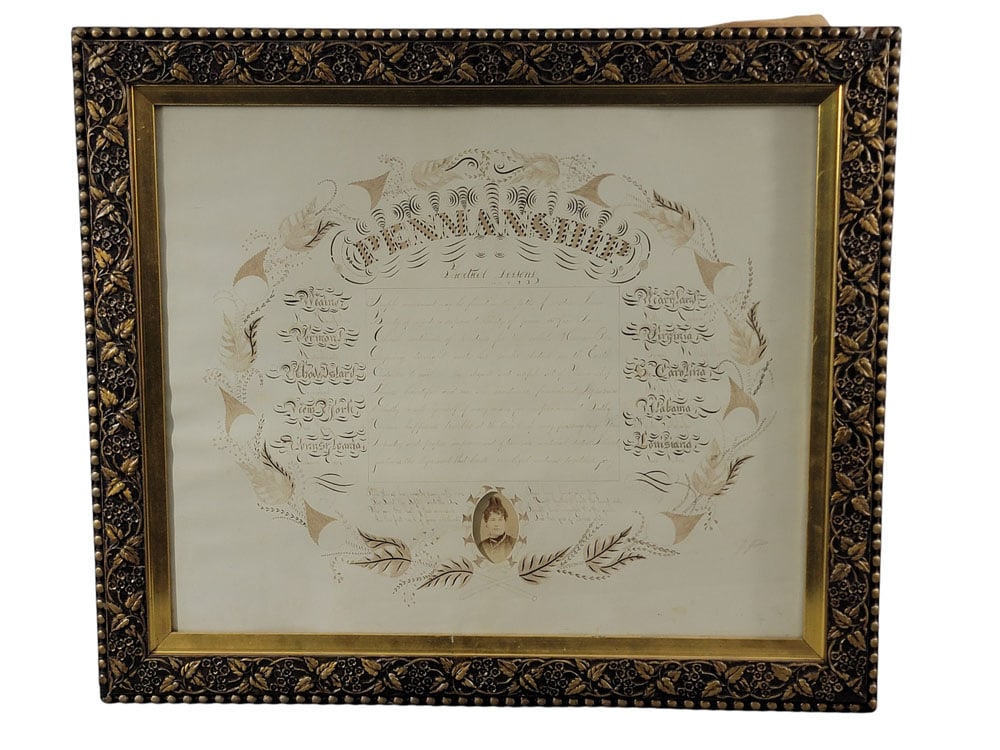 LARGE PENMANSHIP SAMPLE (1 of 6)