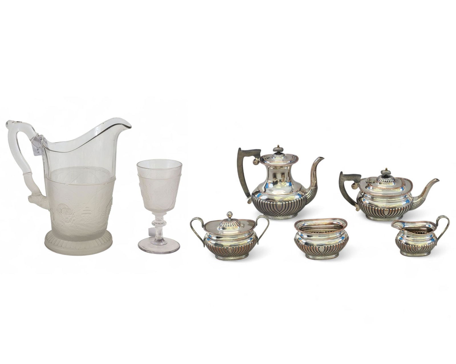 SILVER AND GLASS TABLEWARES (1 of 11)