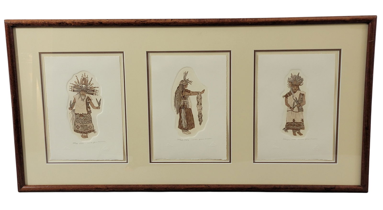 LIESE JEAN SCOTT (AMERICAN, ACTIVE 20TH CENTURY), THREE NATIVE AMERICAN WOMEN (1 of 5)