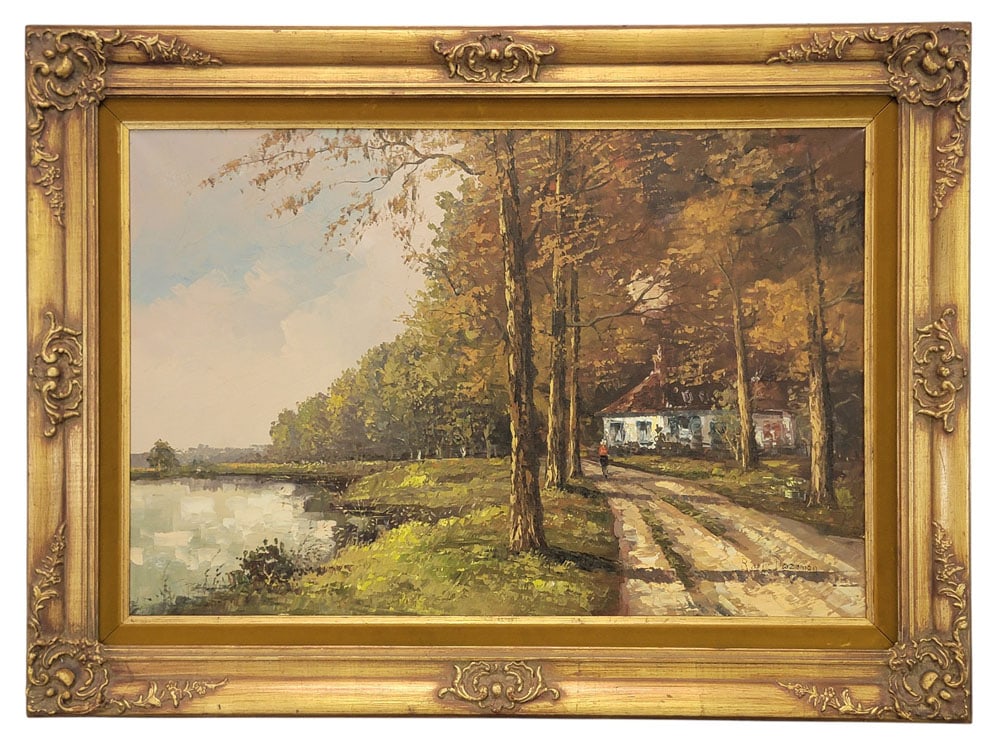 ROELOF DOZEMAN (DUTCH, 1924-1996), LAKESIDE COTTAGE (1 of 6)