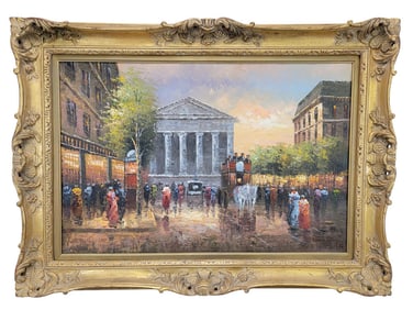 PARIS STREET SCENE FT. PLACE DE LA MADELEINE