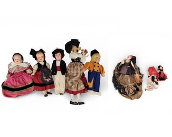 GROUP OF WESTERN EUROPEAN ETHNOGRAPHIC/SOUVENIR DOLLS