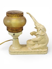 FIGURAL ELEPHANT LAMP