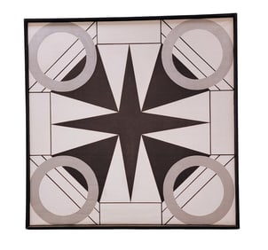 LARGE ABSTRACT BY CHRISTIAN DE BOSCHNEK (B. 1944)