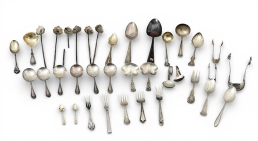 COLLECTION OF STERLING SILVER FLATWARE