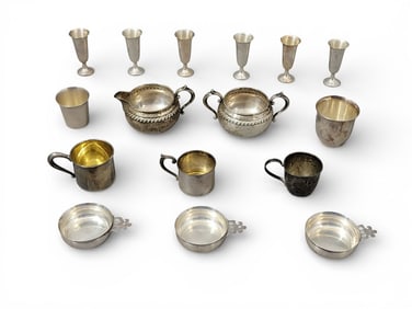 COLLECTION OF STERLING SILVER HOLLOWWARE