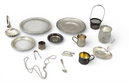 COLLECTION OF MISC. SILVER