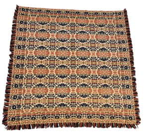 JACQUARD COVERLET
