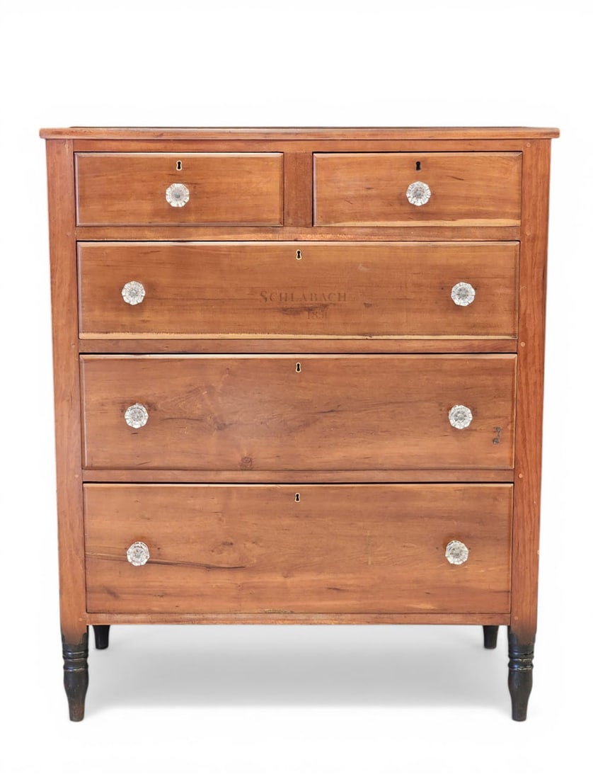 CHEST OF DRAWERS, JACOB KNAGY, PENNSYLVANIA (1 of 7)
