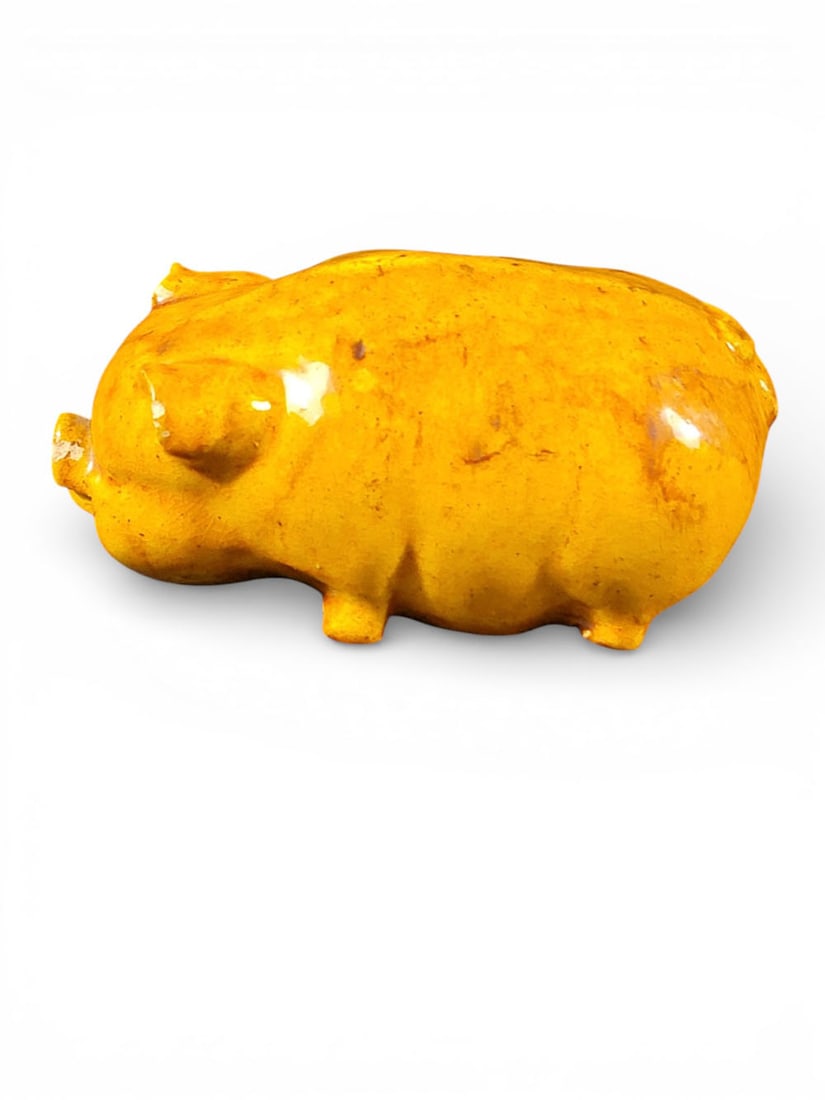 TWO POTTERY ANIMALS - 7