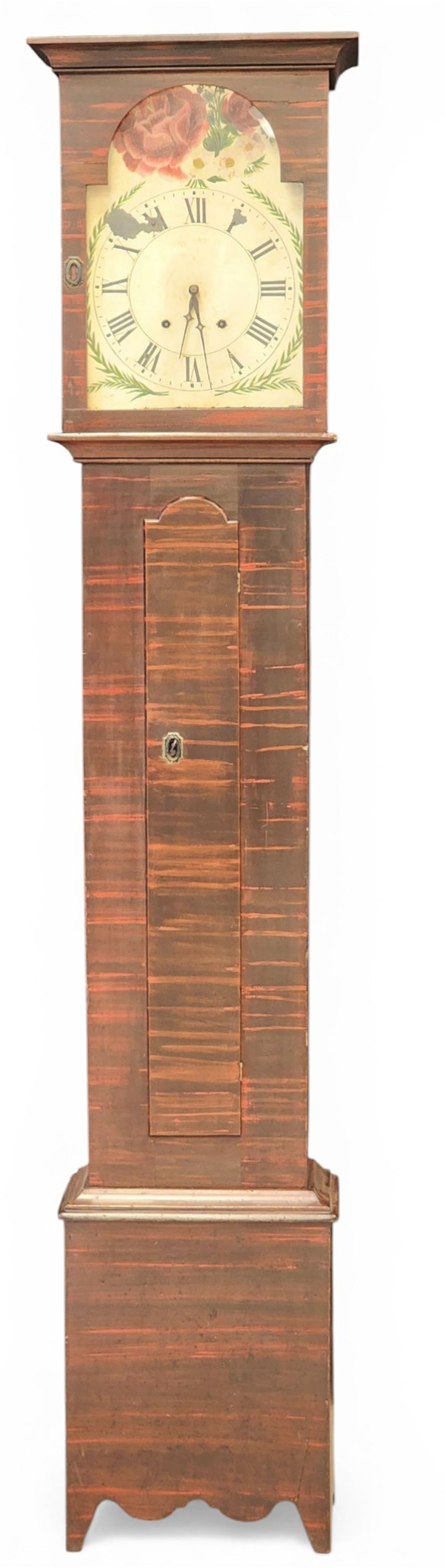 OHIO DECORATED TALL-CASE CLOCK (1 of 5)