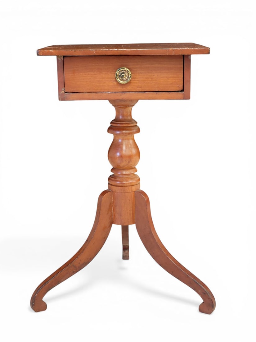 FEDERAL CANDLESTAND WITH DRAWER (1 of 5)