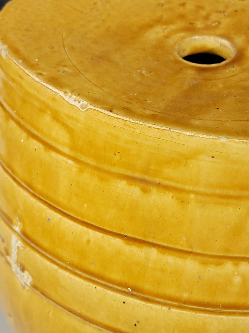 TWO YELLOW WARE COOLERS - 10