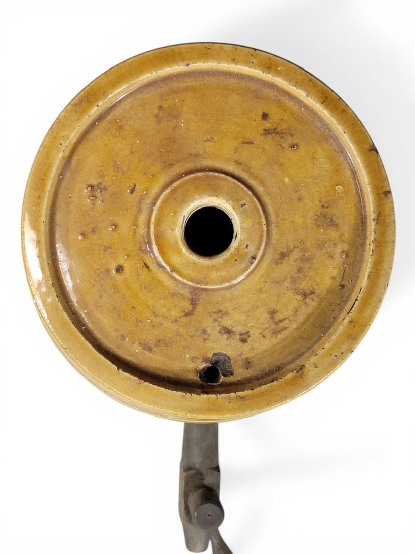 TWO YELLOW WARE COOLERS - 14