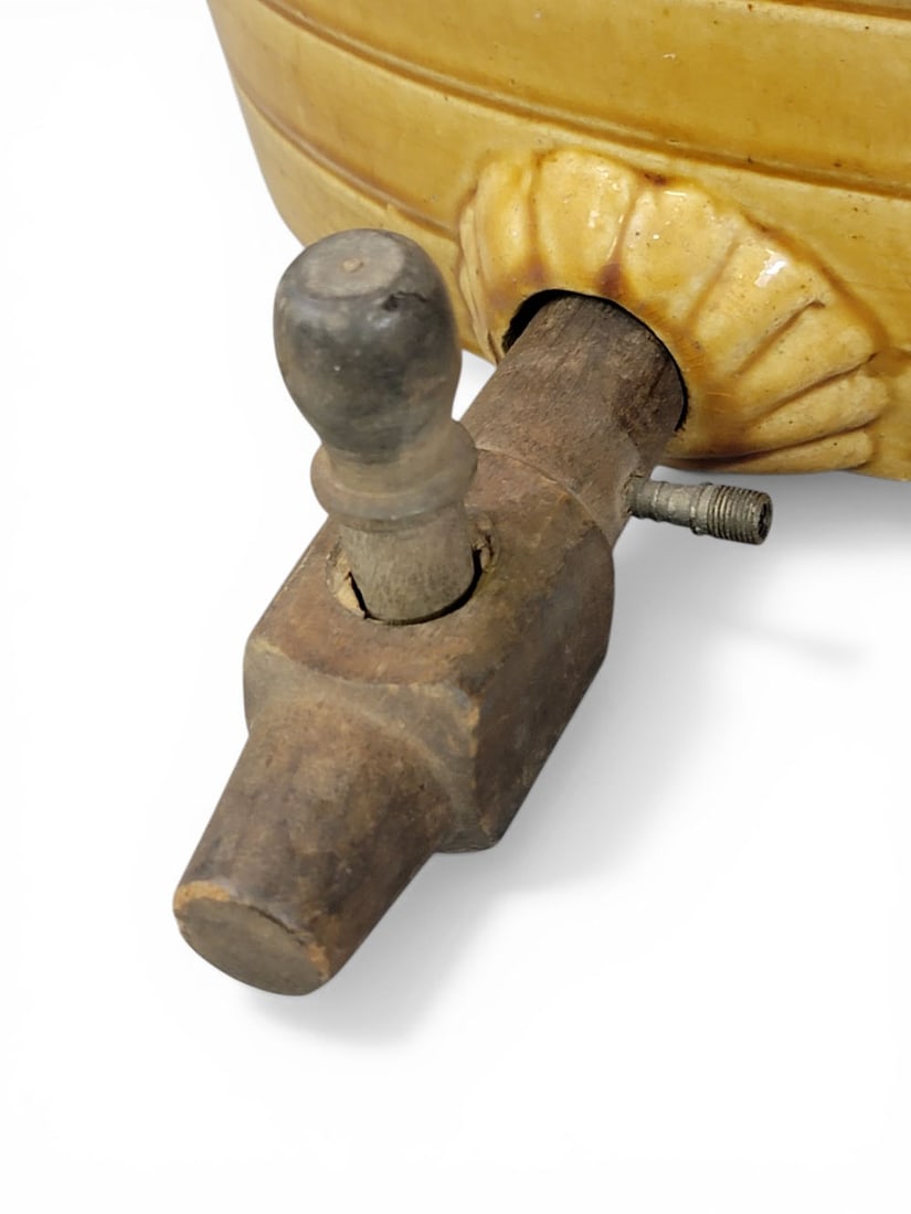 TWO YELLOW WARE COOLERS - 4