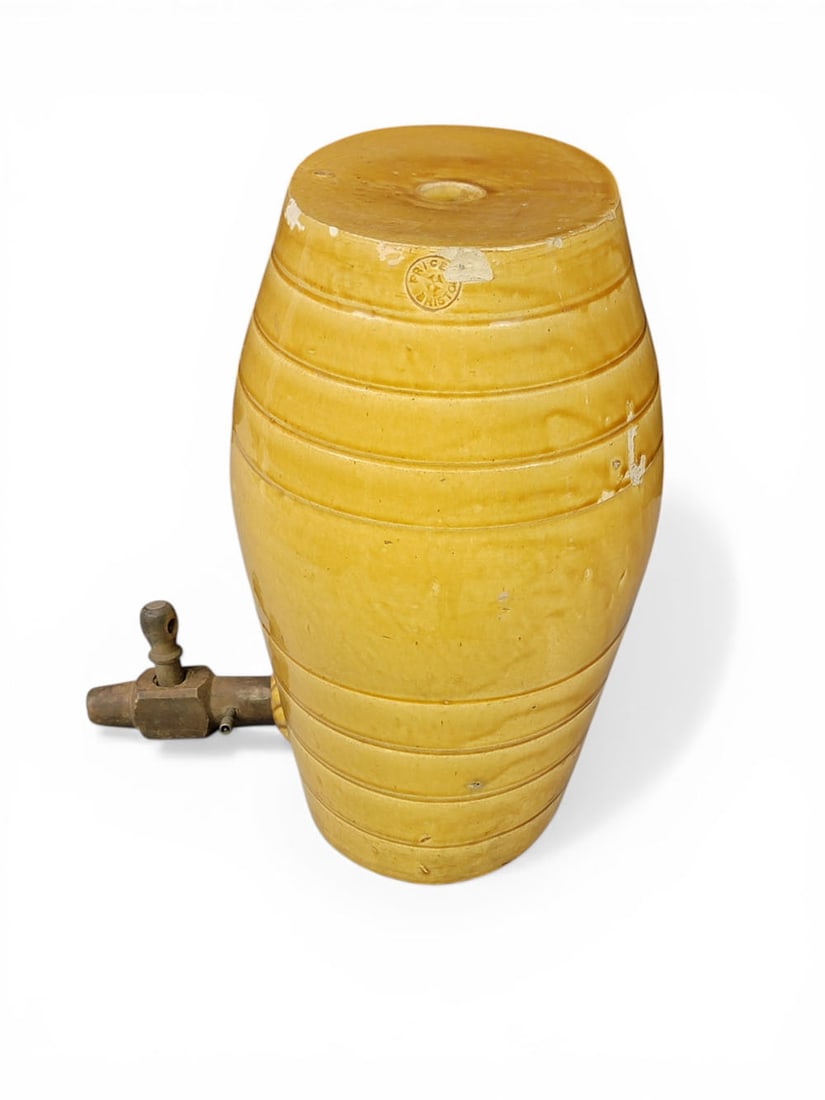TWO YELLOW WARE COOLERS - 6