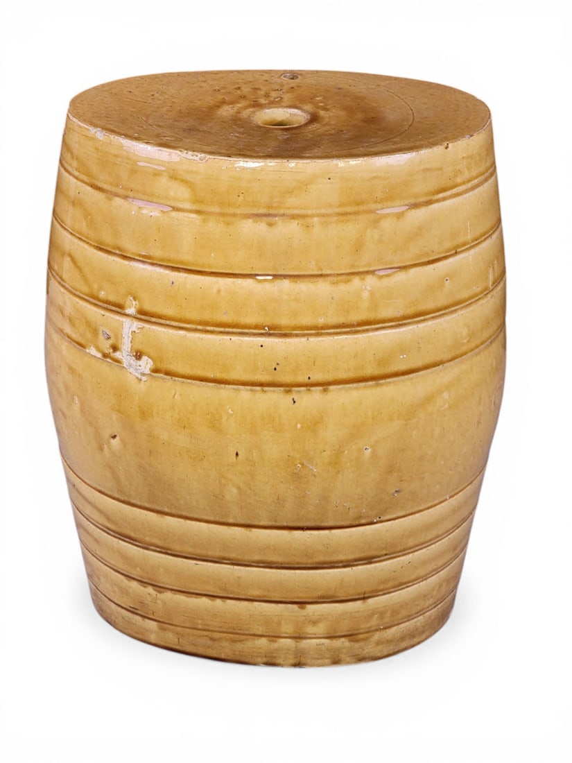 TWO YELLOW WARE COOLERS - 9