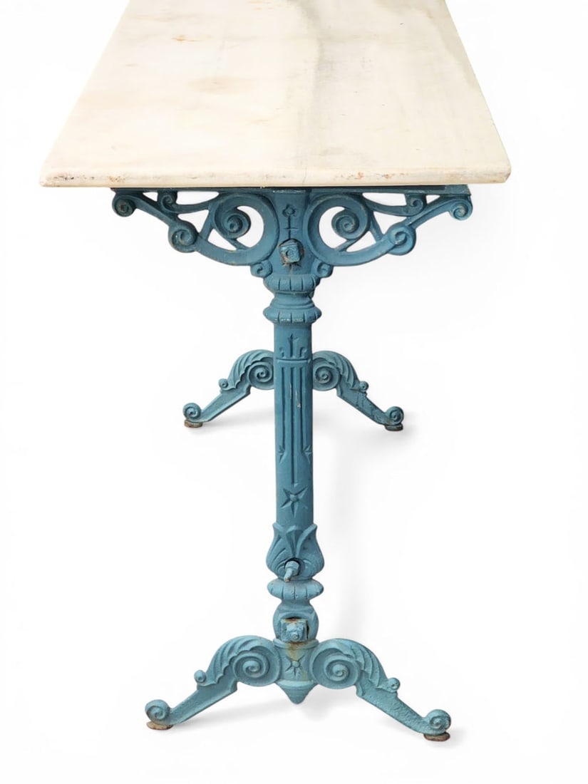 MARBLE-TOP CONSOLE TABLE - 2