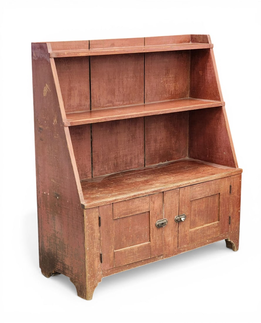 PAINTED BUCKET BENCH - 4