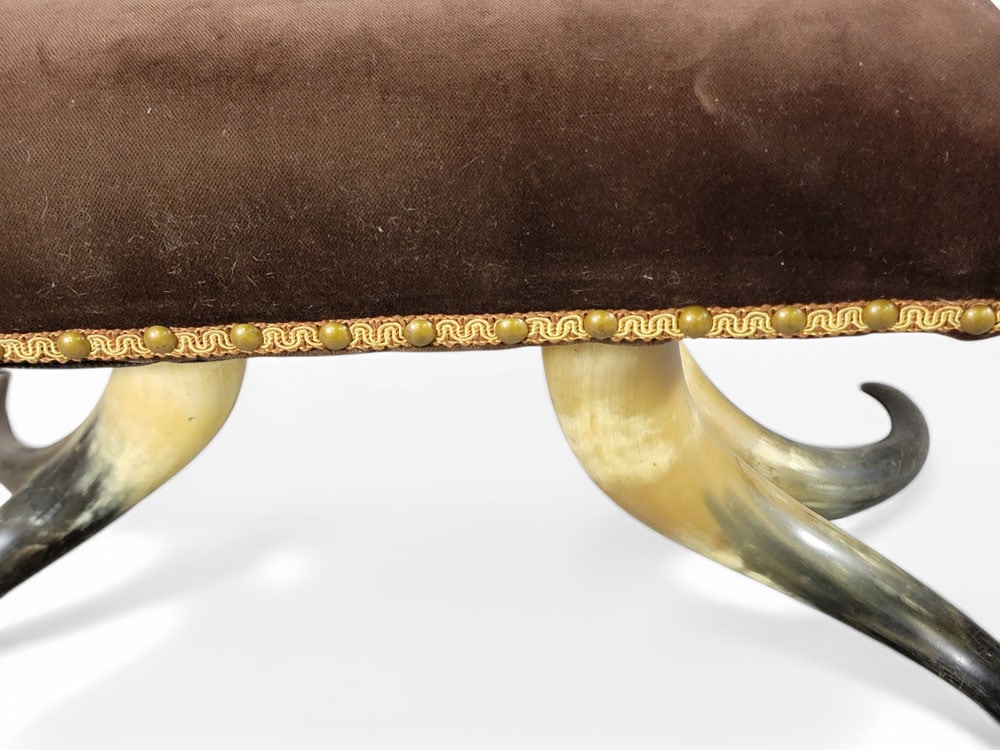 TWO FOOTSTOOLS - 3