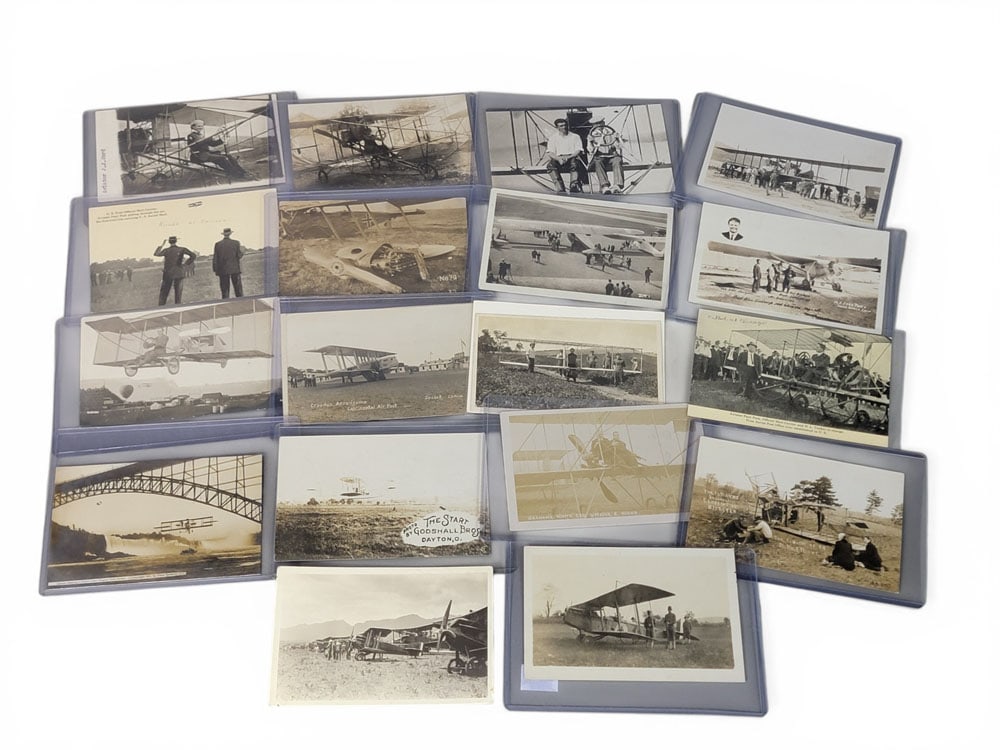 COLLECTION OF EARLY FLIGHT-RELATED POSTCARDS (1 of 6)