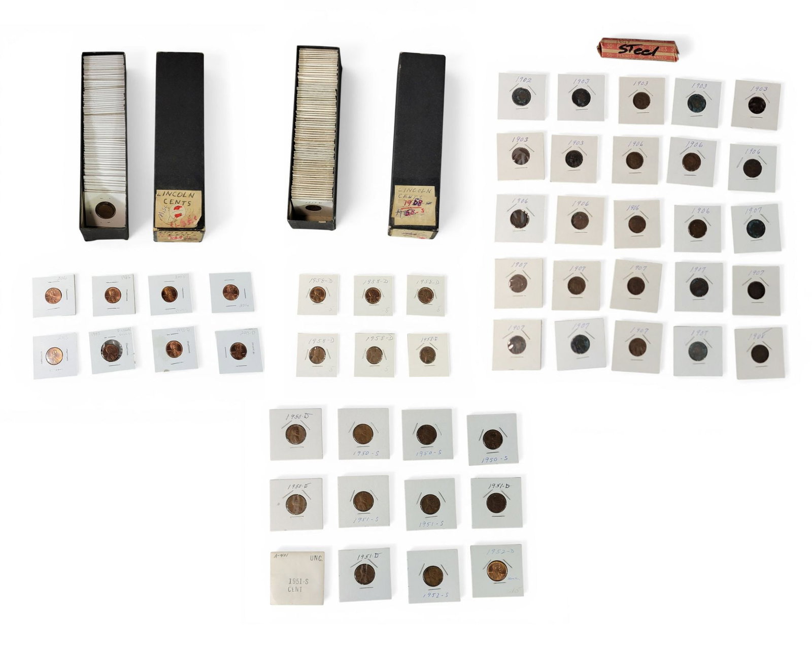 LARGE COLLECTION OF PENNIES / CENTS (1 of 13)