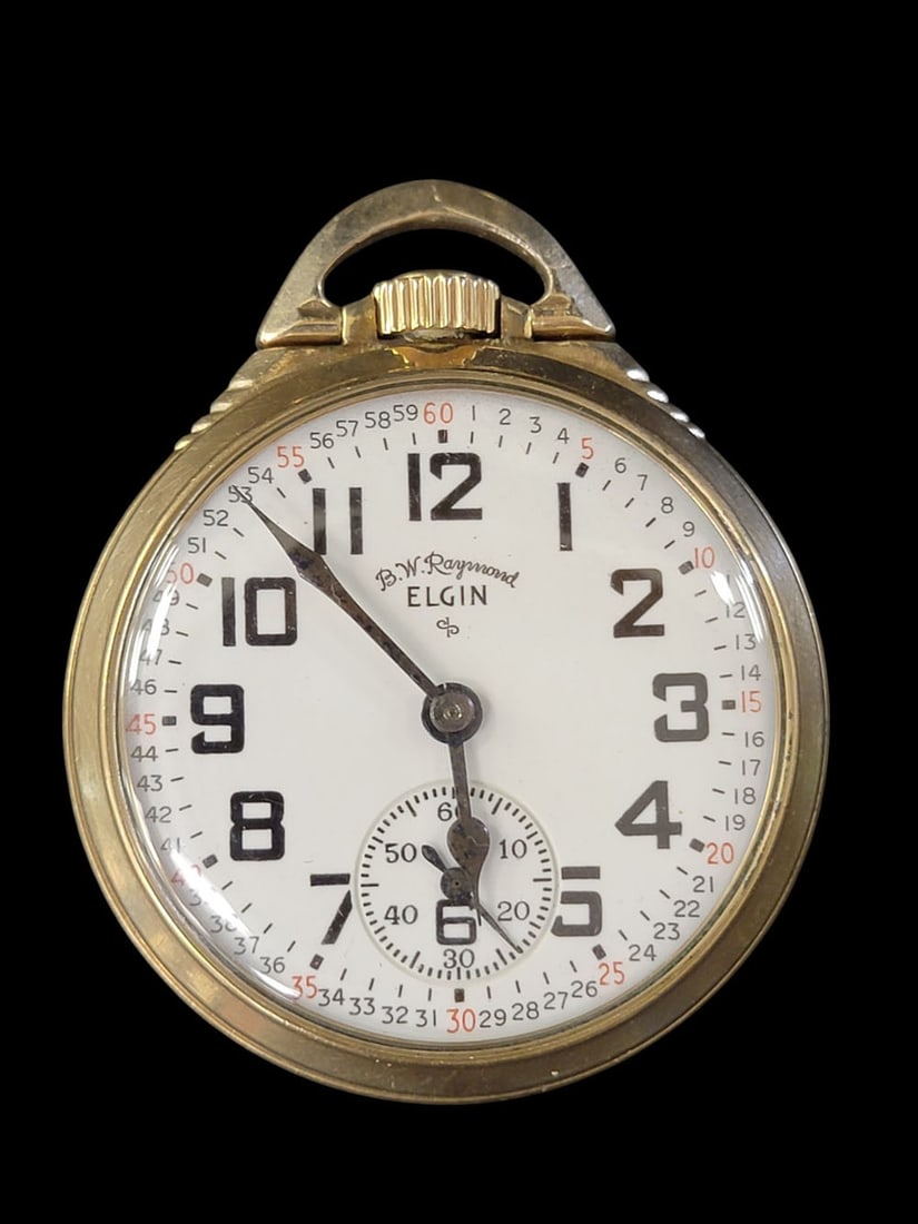 ELGIN B.W. RAYMOND POCKET WATCH (1 of 5)