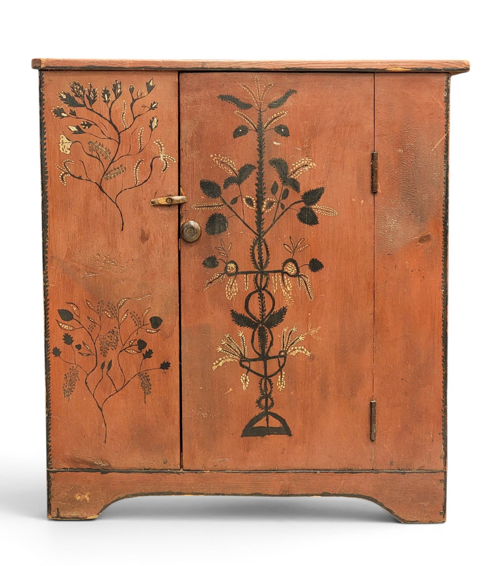 DIMINUTIVE DECORATED CUPBOARD (1 of 6)